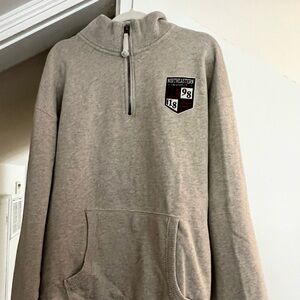 Champion Northeastern University Gray 1/4 Zip XXL